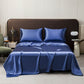 🛏️ Unifarbenes Satin-Spannbettlaken | Haar- & hautfreundlich | Temperaturausgleichend | Langlebig & maschinenwaschbar