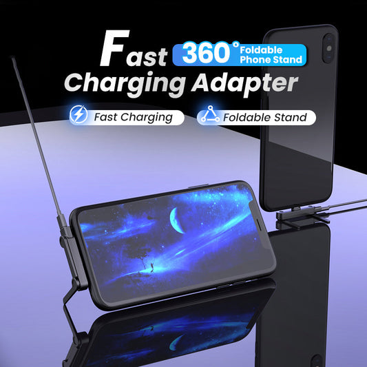 🚗🔥 LIMITIERT: 50% RABATT ⚡ 360° Auto-Ladeadapter mit Smartphone-Halterung 📱 praktisch, sicher & ultrakompakt