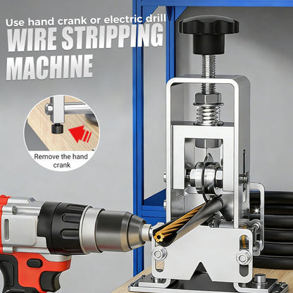 ⚙️ 50% RABATT! 🔌 Abisoliermaschine für Drähte von 1–25 mm – Automatischer Vorschub, Einstellbare Klingen & Hohe Effizienz 🛠️