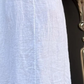 Damen-Baumwoll-Leinen-Trägerkleid mit Taschen