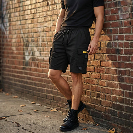 🔥2026 super beliebte Shorts🔥Herren-Cargo-Shorts mit Kordelzug in lässigem Stil