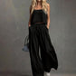 ✨ Damen Crop Top & Wide-Leg Hose 2-teiliges Set