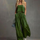 ✨ Damen Crop Top & Wide-Leg Hose 2-teiliges Set