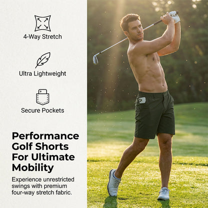 😍Zeitlich begrenzter Rabatt 50% 💥Performance-Golfshorts für Herren mit 4-Wege-Stretch