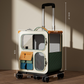 Transportbox für Haustiere mit großen Rädern