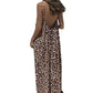 Sommerliches rückenfreies Damen-Maxikleid mit Spaghettiträgern