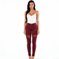 Damen High-Waist Skinny Jeans im Destroyed-Look
