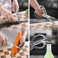 ✂️ Multifunktionale Küchenschere – robust, rostfrei, mit Magnetaufbewahrung. Immer griffbereit! 🧲✨