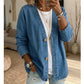 💥🧥 DONNERWETTER-ANGEBOT! 50% RABATT – 3 TAGE. Klassische Damen-Jeansjacke: V-Ausschnitt, Knopfleiste, lockerer Casual-Schnitt. Perfekt für jeden Look. Sofort sichern! 🌸✨