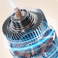 3-in-1-Tischventilator mit Kosmetikspiegel und Nachtlicht