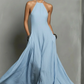 Elegantes, ärmelloses Neckholder-Maxikleid für Damen