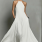 Elegantes, ärmelloses Neckholder-Maxikleid für Damen