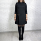 Elegantes Kleid mit langen Ärmeln und Plissee