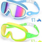 ⏰ Nur noch heute 50% Rabatt! 🏊 Kinder Schwimmbrillen Set 2 Stück, Anti-Beschlag & UV-Schutz, Weitwinkel-Glas mit Silikon-Dichtung & integrierten Ohrenstöpseln, bequemer Sitz für Jungen & Mädchen ✨