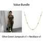 Kurzärmeliger Jumpsuit für Damen mit Knopfleiste