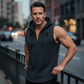 ⏳ Letzter Tag: 50 % Rabatt👕 🏋️‍♂️ Herren Ärmelloses Workout-Hoodie-Tank-Top – Mjukt Tyg, Kapuschong & Perfekt För Gym, Löpning Eller Chilliga Dagar Hemma 🏃