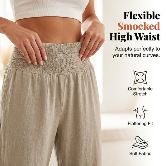 💥 HALF PRICE DEAL 🌸 Boho Style Damenhose mit Ruffle Trim 💃 weich, bequem & perfekt für entspannte Tage ✨