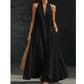 👗🔥 SOMMER DEAL: -50% ✨ Elegantes Halter Maxi Kleid – luftig, fließend & perfekt für warme Tage ☀️