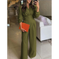💥 2026 TREND ✨ Chic Palazzo Jumpsuit mit langen Ärmeln 👗 femininer V-Ausschnitt & edler Look für Tag & Abend