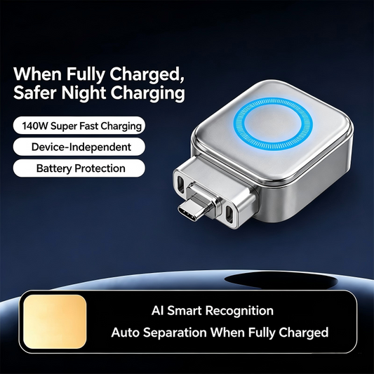 🌞Sommererwachen: 50% Rabatt!⚡140W Super-Schnellladegerät mit KI automatischer Abschaltung – USB-C PD3.1 – Intelligenter Batterieschutz – Universell für iPhone, MacBook & Tablets