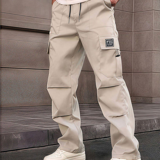 Cargohose mit mehreren Taschen und geradem Bein für Herren