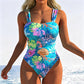 🩱Moderner bedruckter Damen-Einteiler-Badeanzug