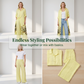 Set mit Hemd und Hose mit kunstvollem Blumenmuster