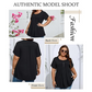👚 JETZT 50 % RABATT! ✨ Damen-T-Shirt mit Falten vorne und Puffärmeln – Weiche, atmungsaktive und elegante Puffärmel – perfekt fürs Büro, zum Brunch oder für Frühlingstage 🌸