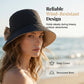 👒 Nur für kurze Zeit: 50 % Rabatt! ✨ Damen-Sonnenhut mit Schleife und breiter Krempe – faltbar, 360°-Schutz 🎀