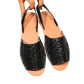 Damen flache Sandalen mit offenem Zehenbereich und Slingback