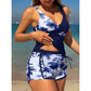 👙 50% RABATT! 🌴 Zweiteiliger Badeanzug mit tropischem Print und hoher Taille – schmeichelhaft & figurbetonend – Perfekt für Strand, Pool oder heiße Sommertage ✨
