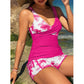 👙 50% RABATT! 🌴 Zweiteiliger Badeanzug mit tropischem Print und hoher Taille – schmeichelhaft & figurbetonend – Perfekt für Strand, Pool oder heiße Sommertage ✨
