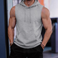 Ärmelloser Trainings-Hoodie für Herren mit Tasche