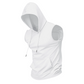 Ärmelloser Trainings-Hoodie für Herren mit Tasche