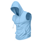 Ärmelloser Trainings-Hoodie für Herren mit Tasche