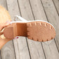 Damen Plateau-Sandalen mit gekreuzten Riemen