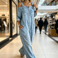 🔥Weit geschnittener Overall mit weitem Bein und Taschen