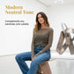 Transparentes Langarmshirt mit Boot-Ausschnitt – Elegantes Sheer Top für Lagenlooks & vielseitige Outfits