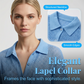 🔥50 % Rabatt! 🧶 Damen Kurzarm-Strickbluse mit Knöpfen – Gratis Halskette als Geschenk!