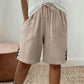 👖 Sommer-Shorts mit seitlichem Knopfdetail – stylischer Hingucker & bequem für heiße Tage
