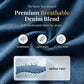Damen lässiges Denim-Kleid mit lockerer Passform