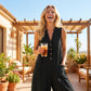 📅 Heute bestellen = 50% sparen 👗 Damen Casual V-Neck Sleeveless Jumpsuit – figurschmeichelnd, luftig & vielseitig – perfekt für Alltag & besondere Anlässe