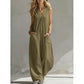 📅 Heute bestellen = 50% sparen 👗 Damen Casual V-Neck Sleeveless Jumpsuit – figurschmeichelnd, luftig & vielseitig – perfekt für Alltag & besondere Anlässe