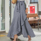 👗 Damen High-Waist Asymmetrical Ruffle Maxi Skirt – eleganter Look, figurschmeichelnd & vielseitig – perfekt für jeden Anlass