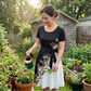 🔥 A-Linien-Kleid für Damen mit Blumenmuster