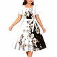 🔥 A-Linien-Kleid für Damen mit Blumenmuster