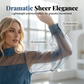 👗 Lantern Sleeve Faux Collar Denim Kleid – femininer Look mit Fake-Kragen, weiten Ärmeln & figurschmeichelndem Denim-Schnitt