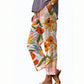 Lässige, kurze Damenhose mit Blumenmuster