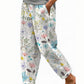Lässige, kurze Damenhose mit Blumenmuster