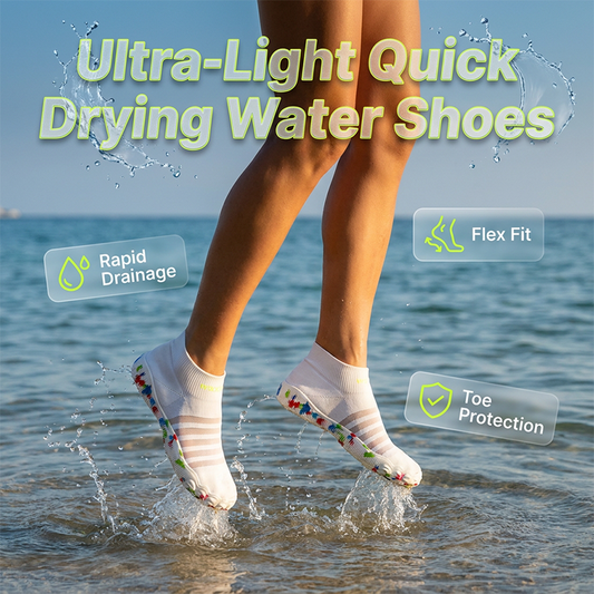 🔥👟 50% RABATT! Unisex Breathable Mesh Water Shoes – atmungsaktives Mesh, rutschfeste Sohle, perfekt für Wasser & Land. 🌊💨